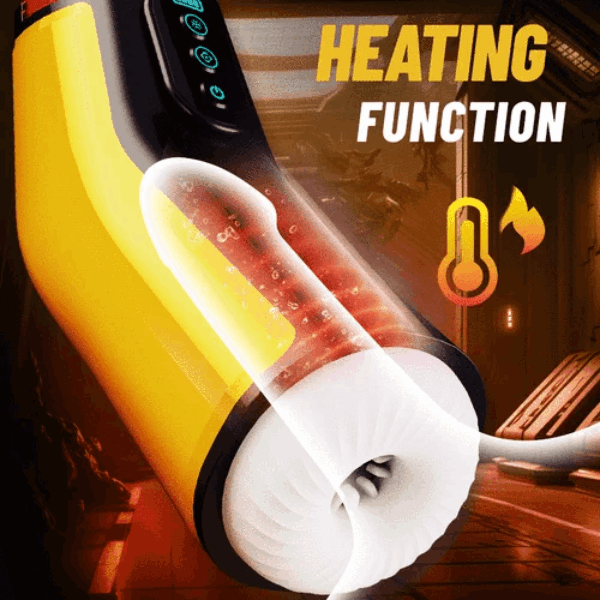 7 Sucking 7 Vibrating Heating Male Masturbator
