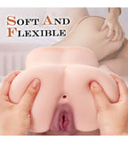 8.18'' Dual Entrance Tight Vagina Anal Realistic Pussy Ass Male Masturbator