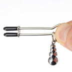 Beaded Pendant Chain Nipple to Clit Tweezer Clamp Set