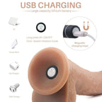 Realistic Vibrating Dildo with a Bullet