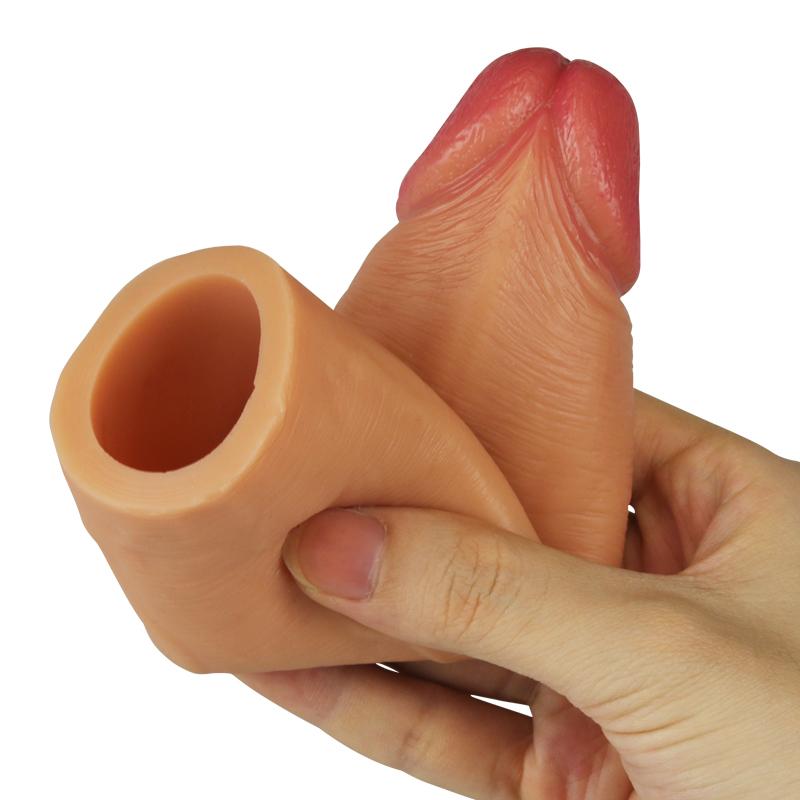 6.8 Inch Realistic Penis Extension Sleeve
