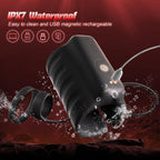 APP & Remote Control 9 Vibrating with 2 Cock Penis Ring Stretchy Male Masturbator