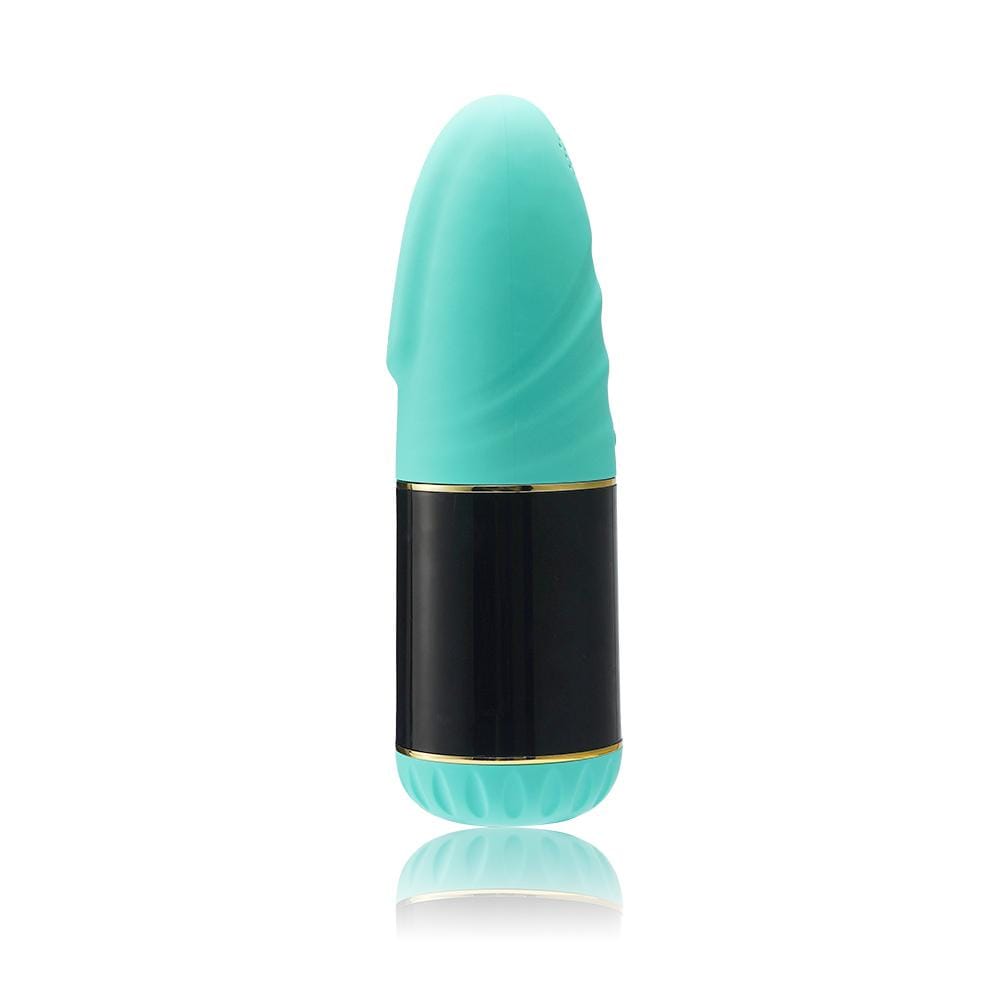 Bullet-shaped Silicone Exterior Sucking Vibration Voice Masturbator