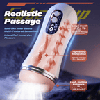 Cyberpunk 9 Vibration Heating App Control Masturbator Cup