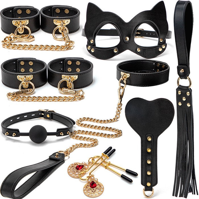 luxury 10 Piece Bondage Set