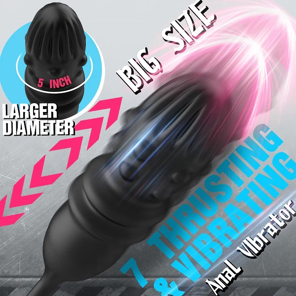7 Thrusting 7 Vibrating Prostate Massager & Penis Vibrator For Men Couple Sex Toy