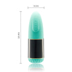 Bullet-shaped Silicone Exterior Sucking Vibration Voice Masturbator
