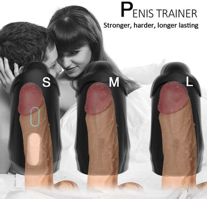 2-Motor Penis Glans Training 10-Vibration Masturbation Cup