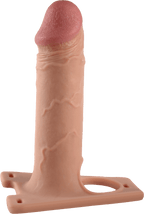 8.5 Inch Strap-on Harness Realistic Penis Extension Sleeve