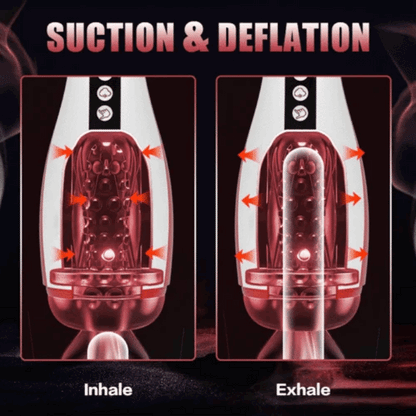 Kama 7 Adjustable Sucking Vibrating Deepthroat Blowjob Masturbation Cup
