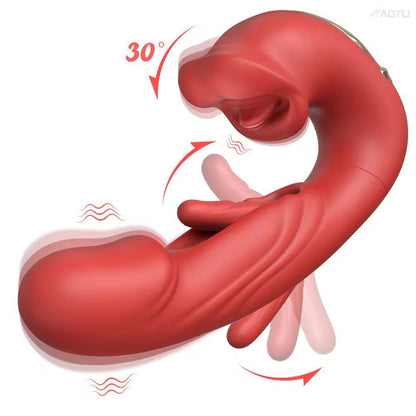 💥New on sale 2026 💞G-Spot Vibrator Female Sex Toy, featuring 7 slapping vibration modes and 5 licking/sucking modes.