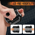 9 Thrusting & Vibrating Massage Training and Masturbation 2 IN 1 Sex Toy