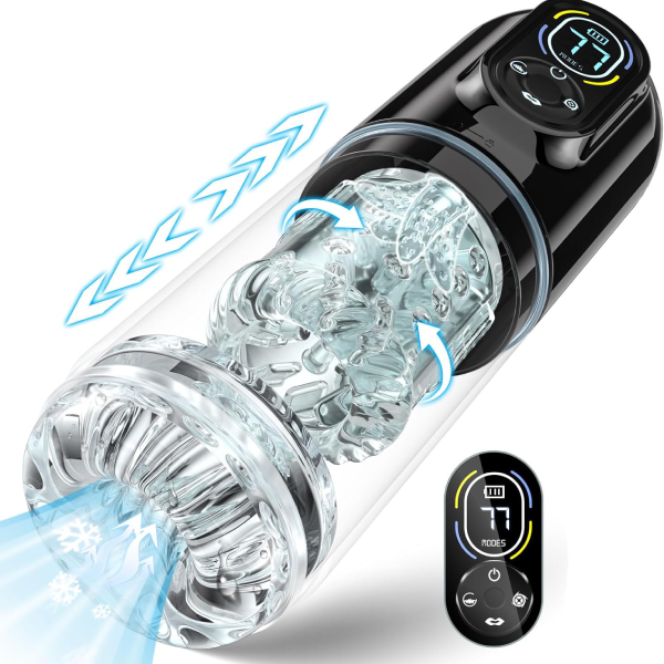 Eveandlove Innovative 7 Sucking & Vibrating & Thrusting & Rotating & Licking Automatic Male Masturbator