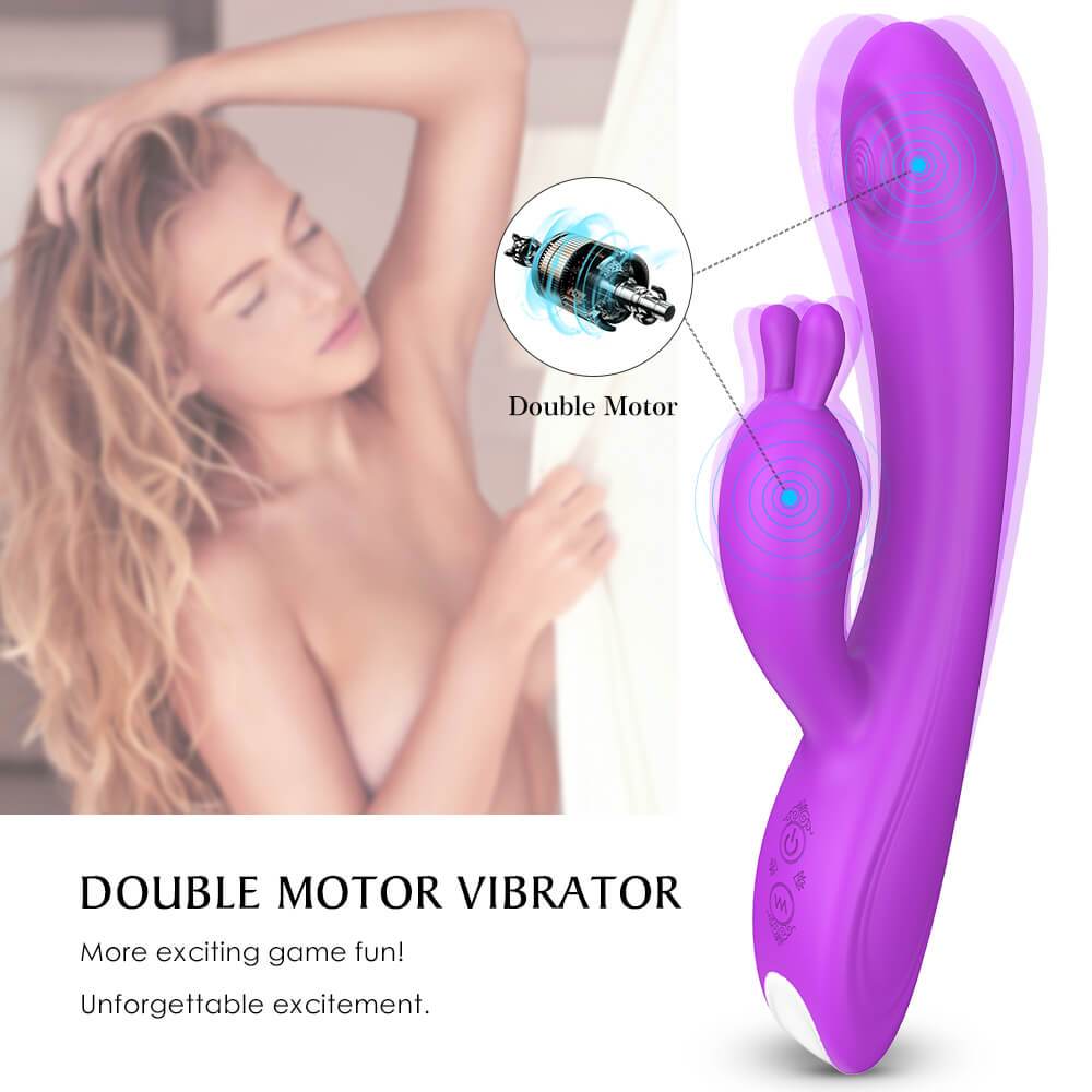 Rabbit Vibrator, Clitoris And G-Spot Dual Stimulation