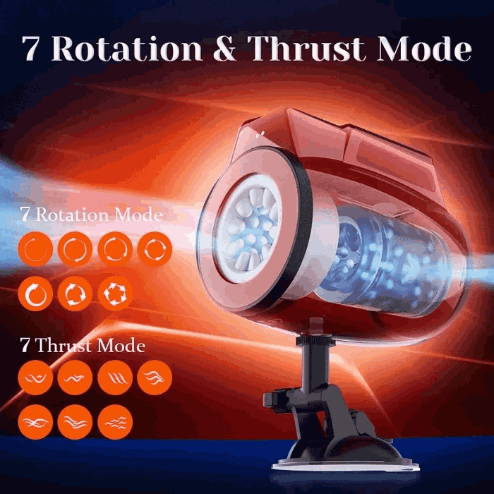 Bath Dragon Dual-end Blowjob Machine Thrusting Rotating Vibrating Waterproof