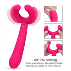 64 Vibrating Modes Dildo Vibrator Sexy Toys For Women Men Couples G Spots Clitoris Testicle Penis Stimulator Massager Adult Toys