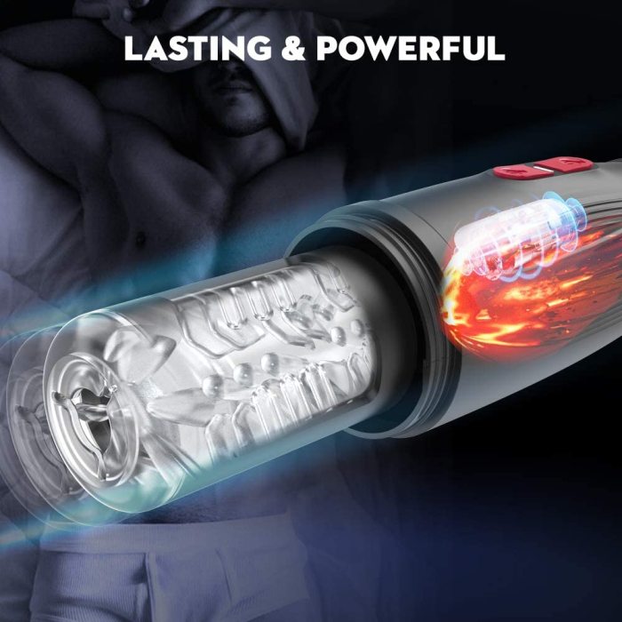 RASENGAN 10 Thrusting Masturbator with 3D Textured Vagina