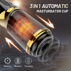 UNIMAT Beck Ⅱ 6 Thrusting & Vibrating Automatic Masturbation Cup