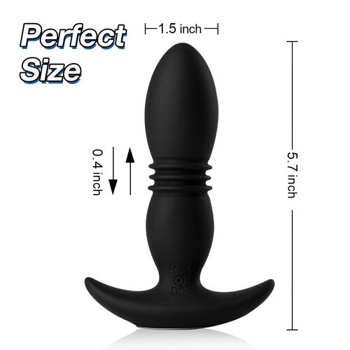 3 Folds 7 Telescopic 7 Vibration Butt Plugs
