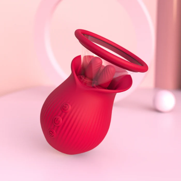 Tongue Magic: Interchangeable Clitoral & Nipple Sucker with 3-in-1 Pleasure Functions