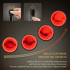 Sucking Vibrating Heating Handjob Cup with Built-in Airbag