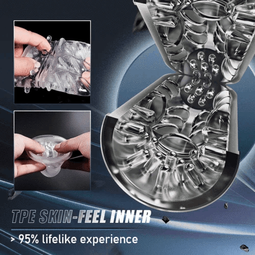 Enduro - 6 Bi-Directional Telescopic Rotation Masturbator with Suction Base