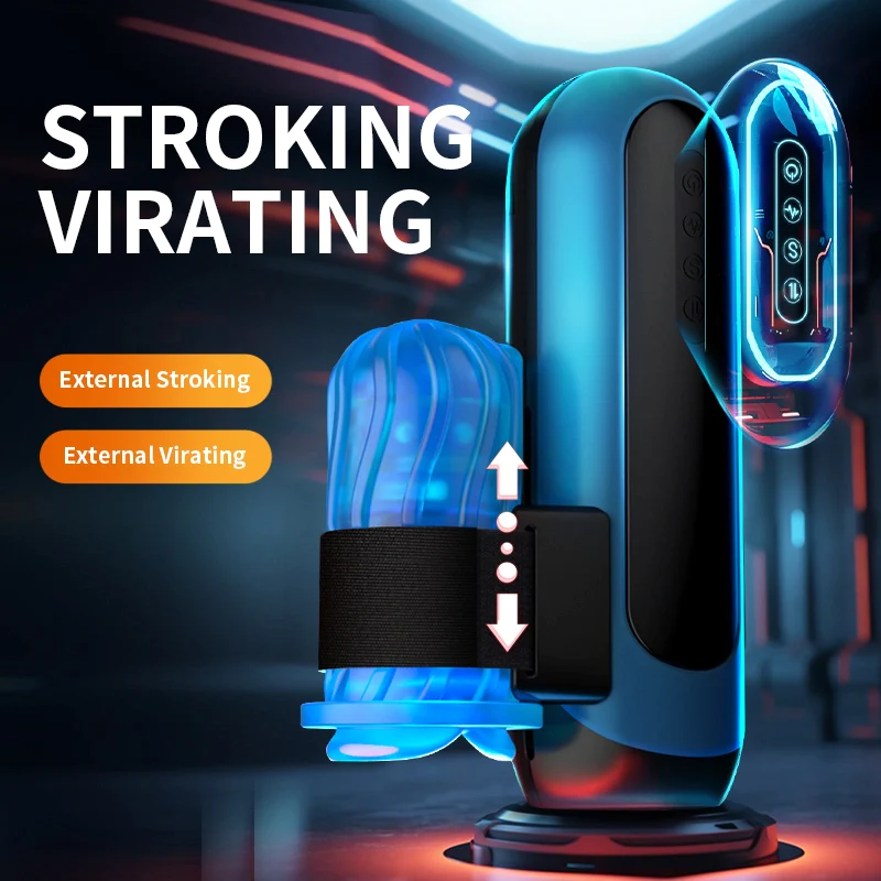 External Auto Stroker Thrusting Vibrating Multi Adapteable Low Noise