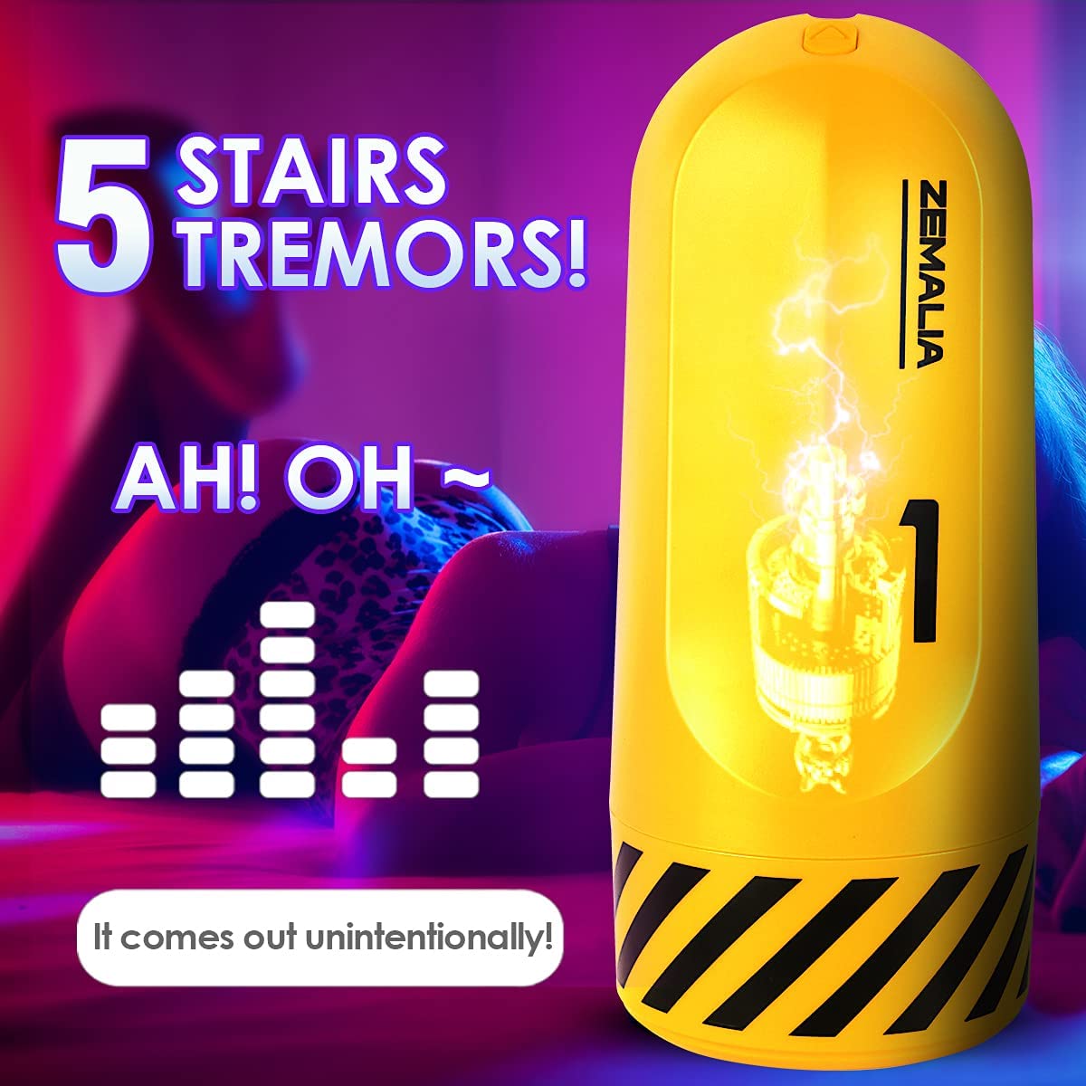 Vibrating Orgasm Waves Pleasure,Electric Machine Adult Sex Toys for Men with 6 Thrusting Vacuum Model