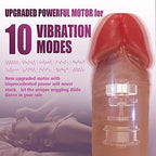 Remote Wiggling Vibrating Heating Realistic Dildo with Balls
