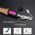 Heating Realistic Dildo-10 speed bend Soft huge dildo