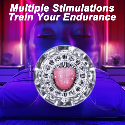 Blowjob Queen 10 Tapping Thrusting Male Glans Training Stimulator