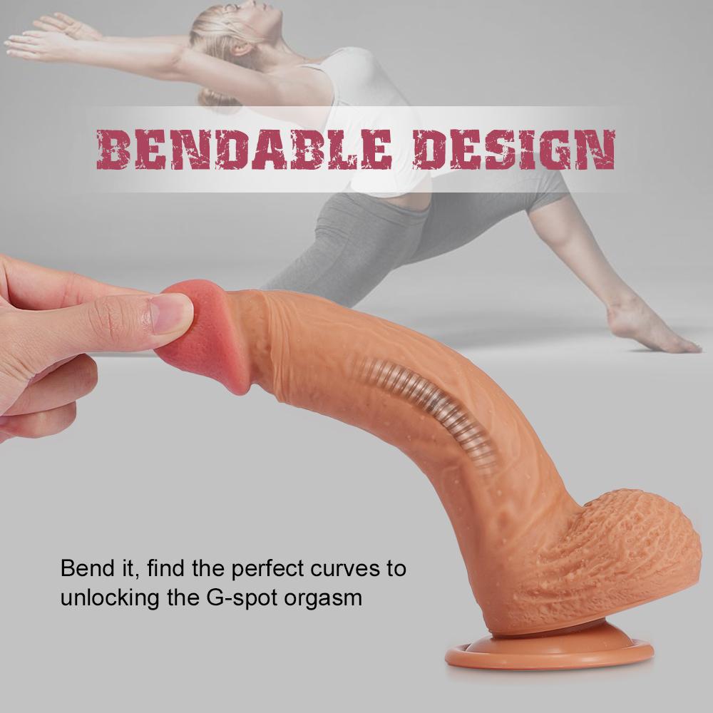 Built-in Keel 10 Vibrating Remote Control Realistic Dildo