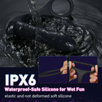 10 Vibrating 3 Thrusting Remote Control Anal Vibrator