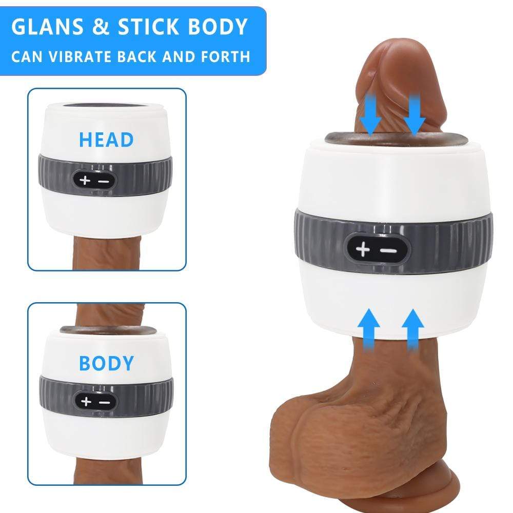 Two-Way Exit 12-Speed Vibration Manual Masturbation Cup