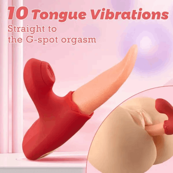 2 IN 1 Upgraded Flapping Tongue G Spot Vibrator