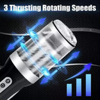 Automatic 3 Thrusting Rotating Oral Sex Masturbator Cup