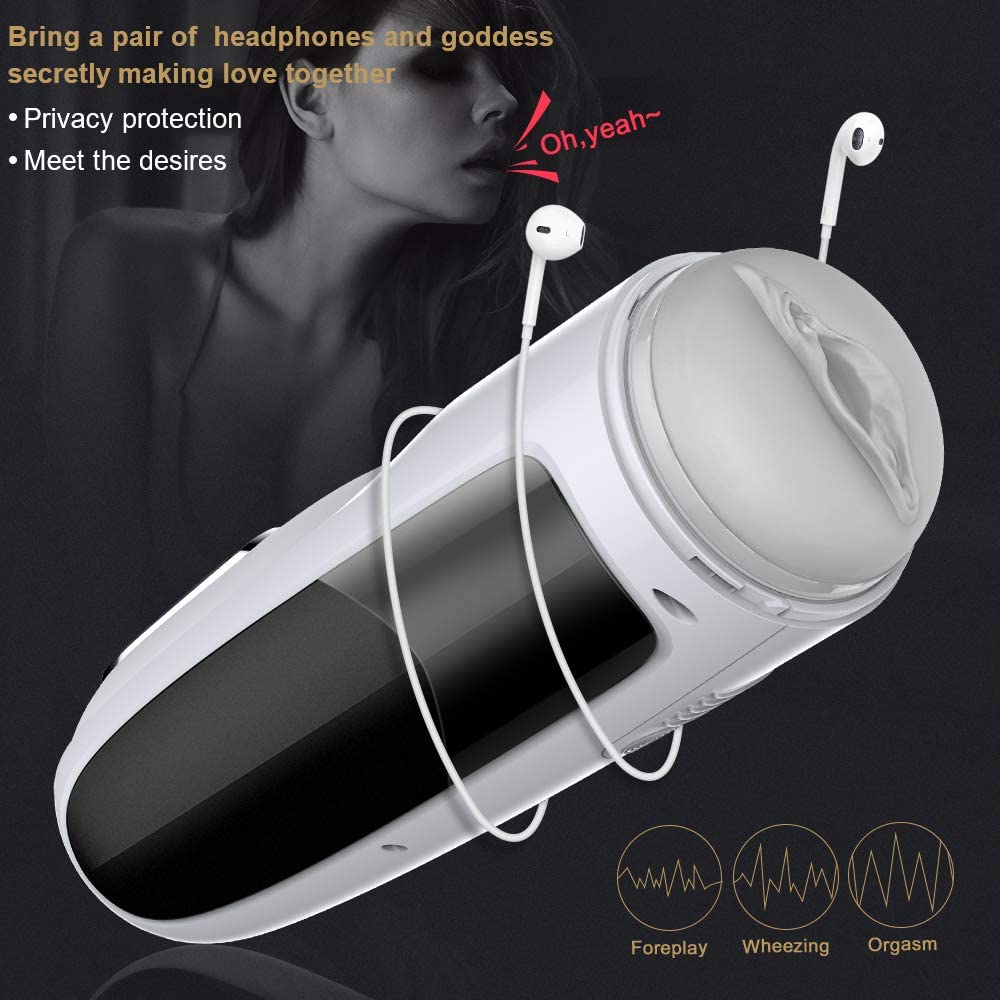 10 Powerful Telescoping&Rotating Automatic Masturbation Cup