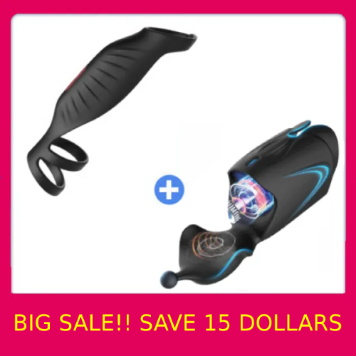 2-Motor Penis Glans Training 10-Vibration Masturbation Cup