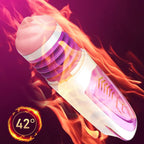 Thrusting Vibrating Warming Male Masturbation Cup With Female Audio