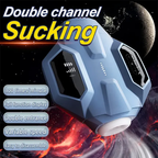 2024 Spaceship Thrusting Sucking Heating Male Stroker Dual Opening