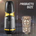 UNIMAT Beck Ⅱ 6 Thrusting & Vibrating Automatic Masturbation Cup