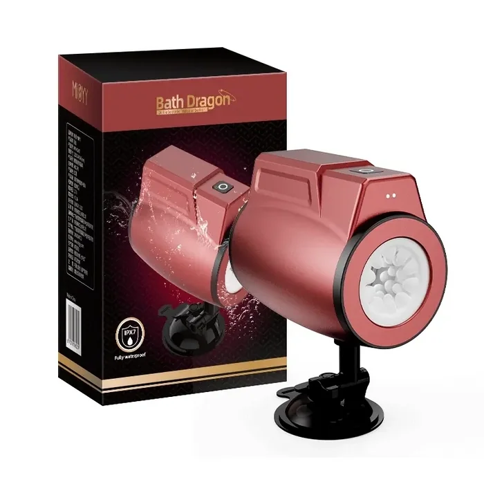 Bath Dragon Dual-end Blowjob Machine Thrusting Rotating Vibrating Waterproof
