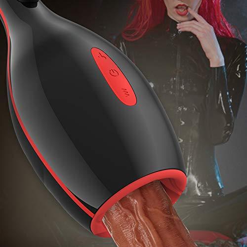 Sucking Vibrating Heating Handjob Cup with Built-in Airbag