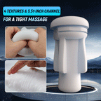 Automatic Lubrication 8 Thrusting & Sucking Handheld Male Stroker