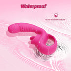 G-spot vibrator offers 10 licking and vibration patterns for women