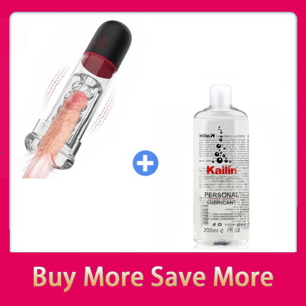 9 Vibrating 9 Sucking Male Masturbator Penis Enlargement Pump