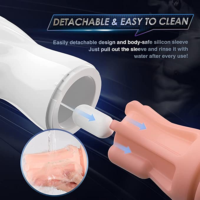 Super Vibration and Suction Hands Free Adult Oral Sex Toys