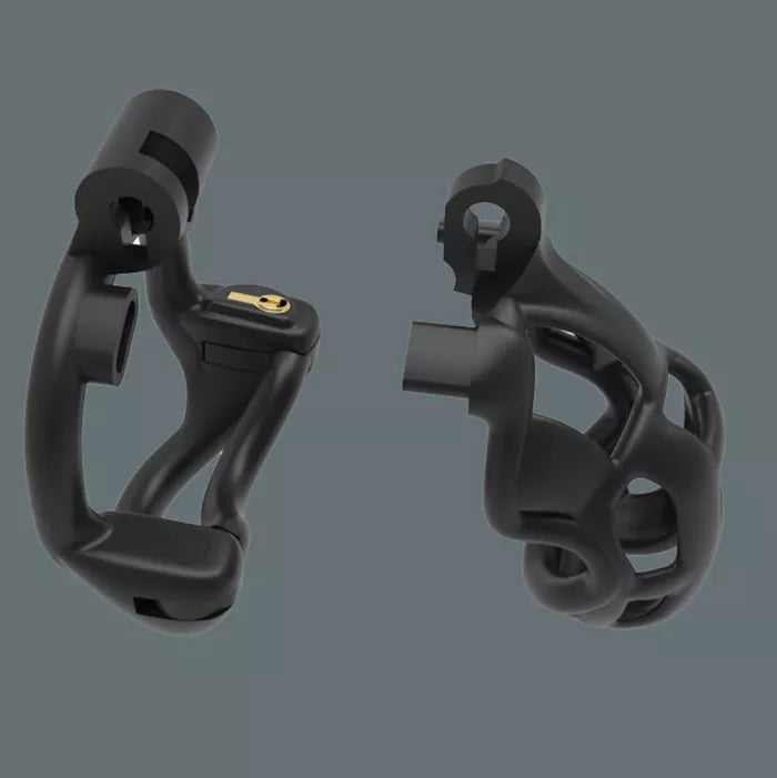 Double Lock Design Male Chastity Device
