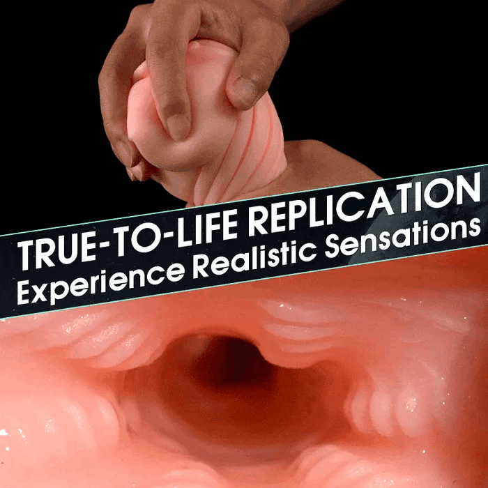 10 Squeezing Sucking Vibrating Sensations Free Lube Male Sex Toy