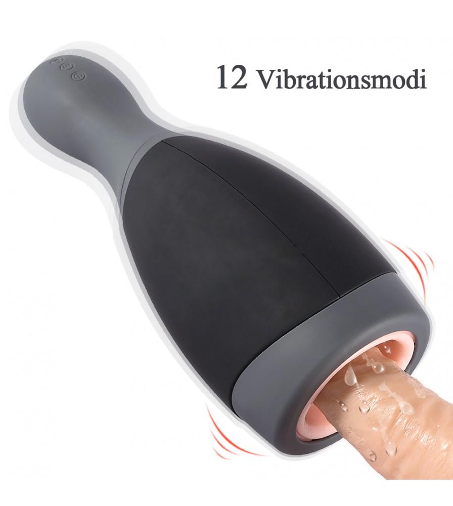 4D Automatic Stroker Vibrating Male Masturbators Cup